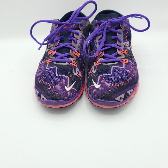 Nike Free 5 TR Fit 4 Athletic Running Shoes Purple Pink 629832-402 Womens Size 7 - Picture 7 of 9